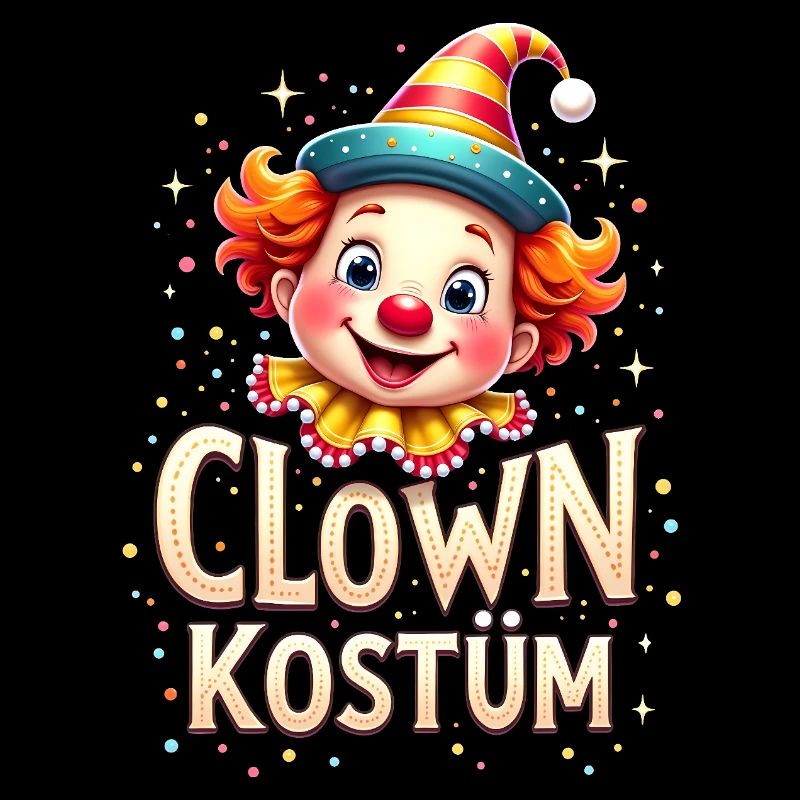 Clown Costume Face Carnival Circus