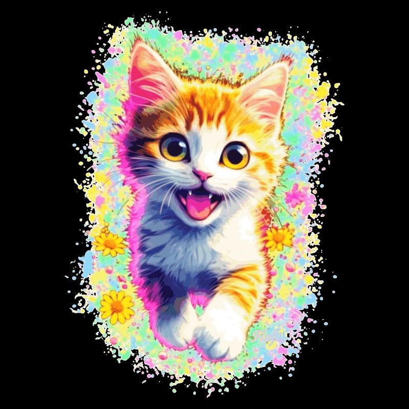 Happy Kitten 🌼🌸