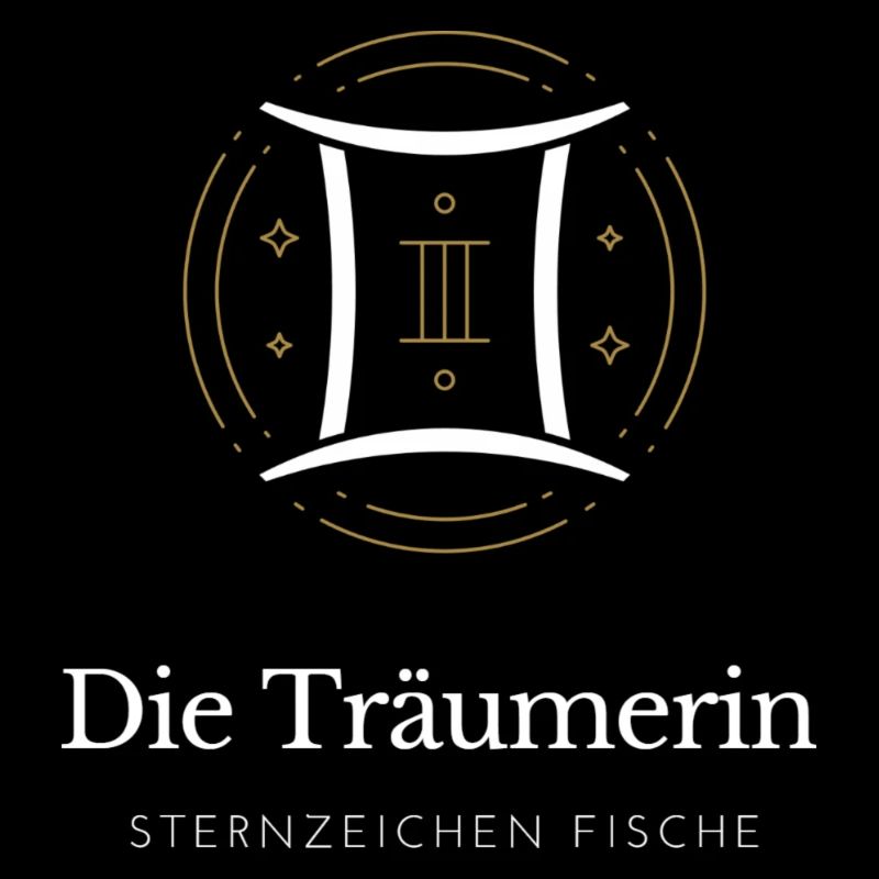 Pisces Träumerin Sternzeichen Muster