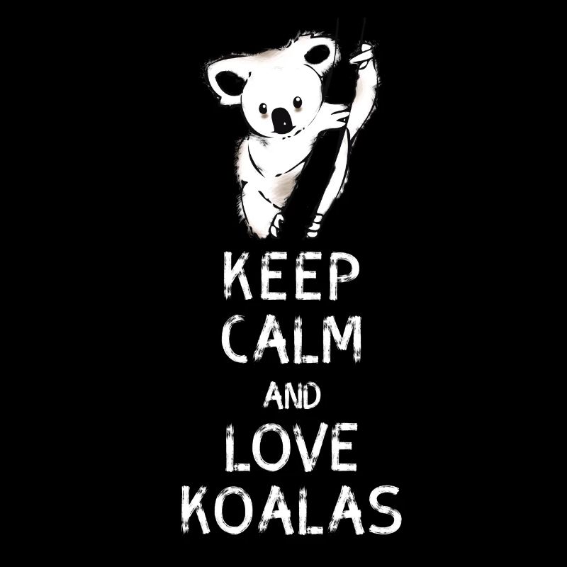 koala keep calm love koalas bear tree nap nerd geek