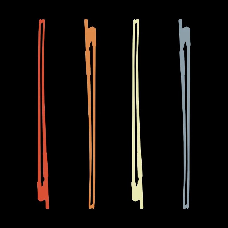 Dessin d’archet de violon