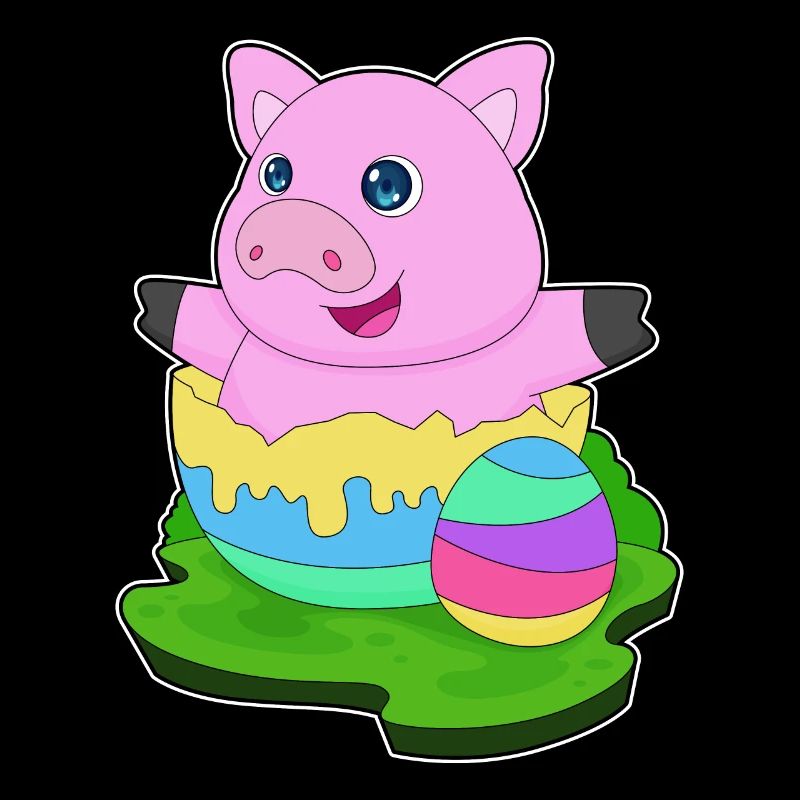 Oeuf de Pâques Cochon