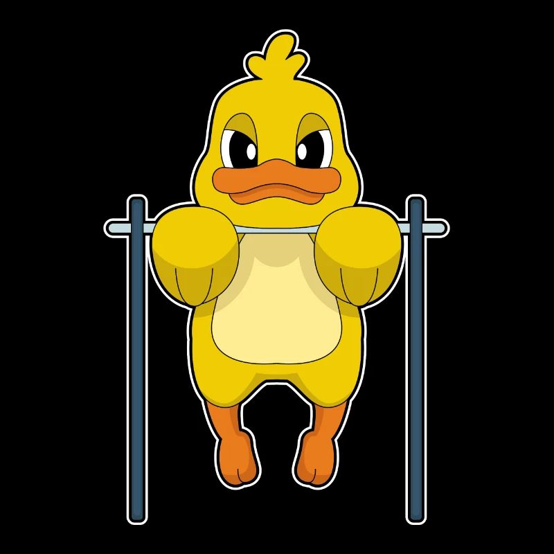 Duck Bodybuilder Tractions Musculation