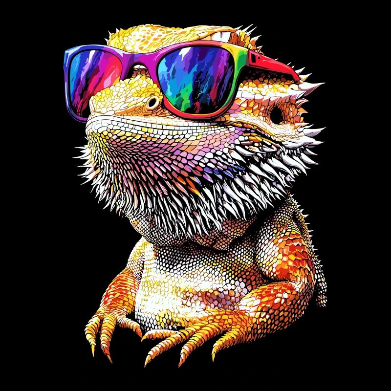 Bartagame Echse Bearded Dragon Süße Bartagamen