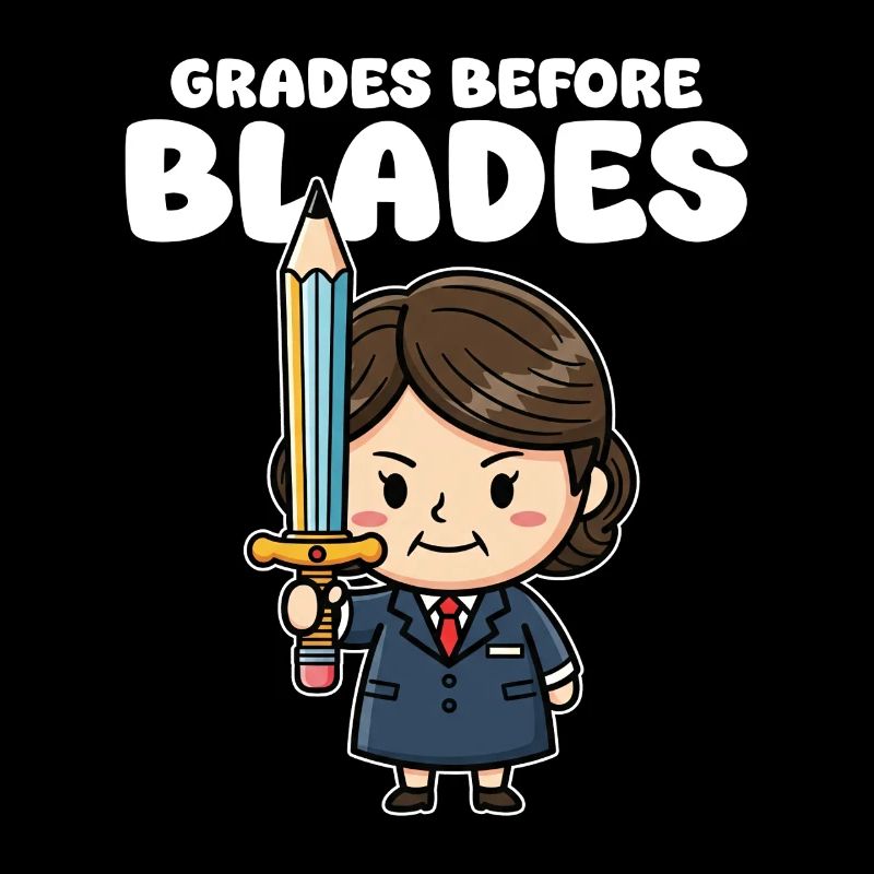 GRADES BEFORE BLADES - TEACHER GIFT