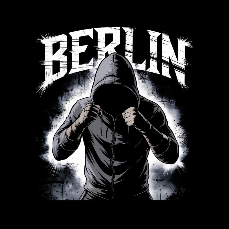 Graffiti-Style Berlin Stadtbild