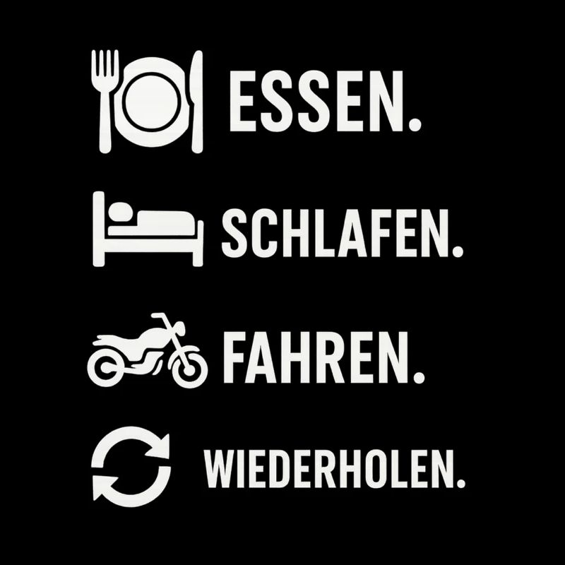 Everyday rhythm, eating, sleeping, driving