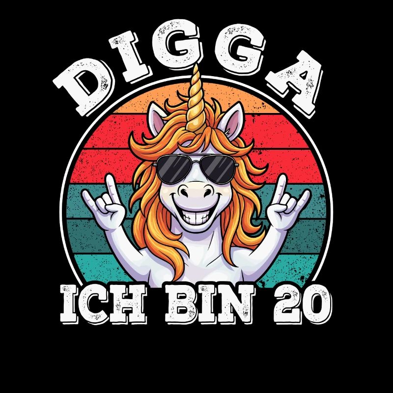 20. Geburtstag 20er 20ter Digga Ich bin 20 Jahre