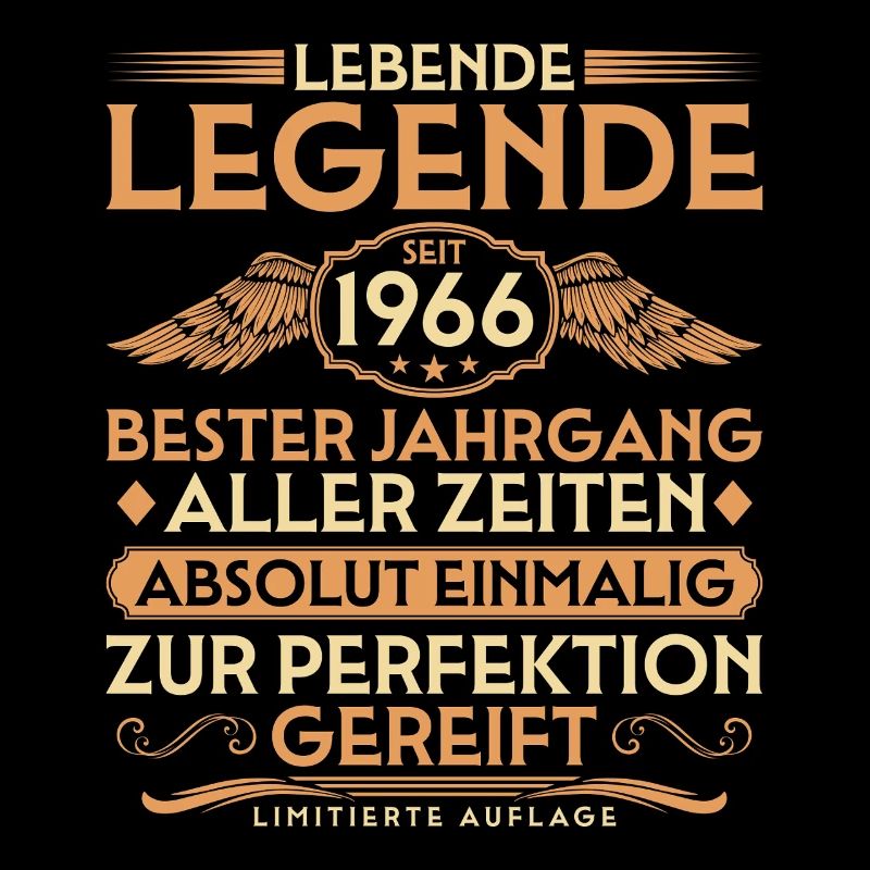 60th Birthday - Legend since 1966 Vintage
