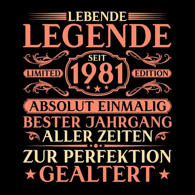 45. Geburtstag Absolut Einmalig seit 1981