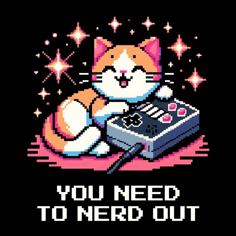 Du musst nerdig ausrasten | Nerd, Katze, Arcade
