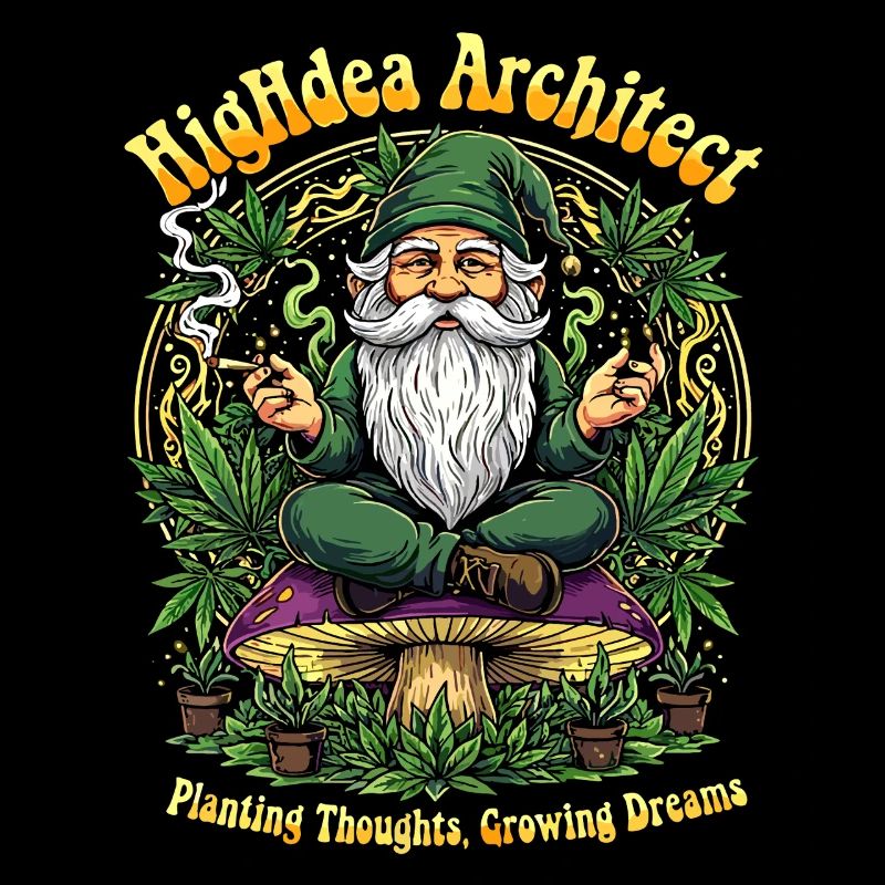 Gnomo Cantante Cannabis Wichtel