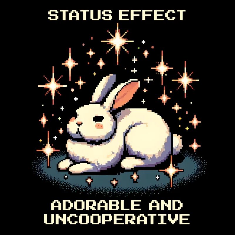 Adorable et peu coopératif | Humeur du lapin