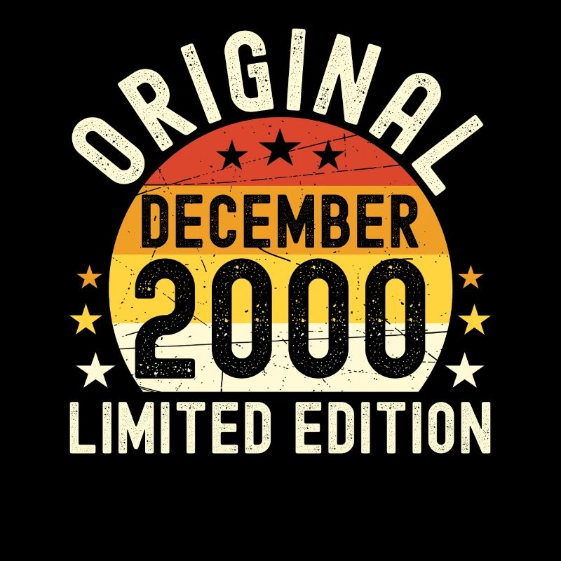 Geburtstag Dezember 2000 Originales Vintage-Geschenk