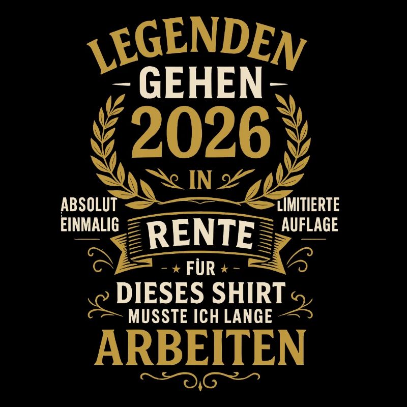 Legende Rente 2026, Ruhestand Geschen