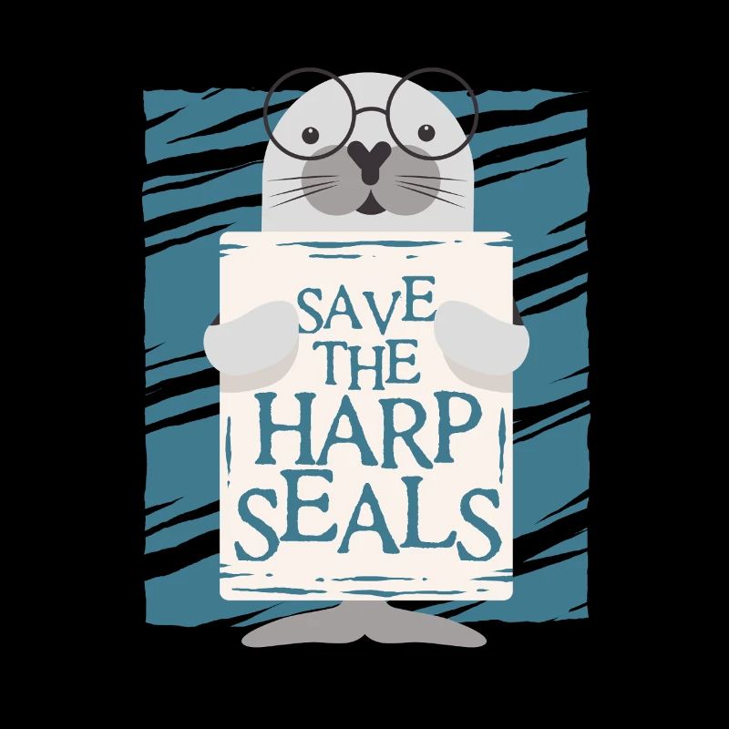Sattelrobbe Robben Save The Harp Seals