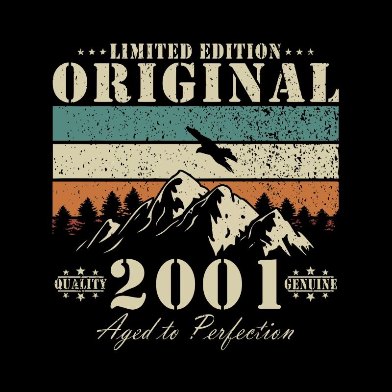 Limitierte Original 2001 Berglandschaft