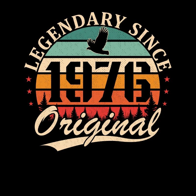 1976 Vintage Retro Geburtstagsgeschenk