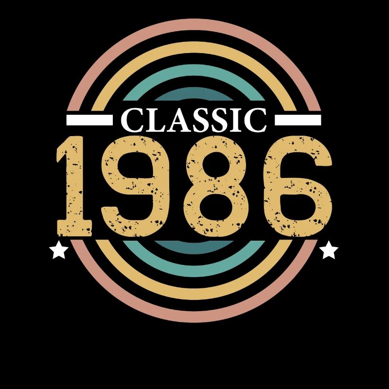Classique 1986 Anniversaire 40 ans Année Naissance