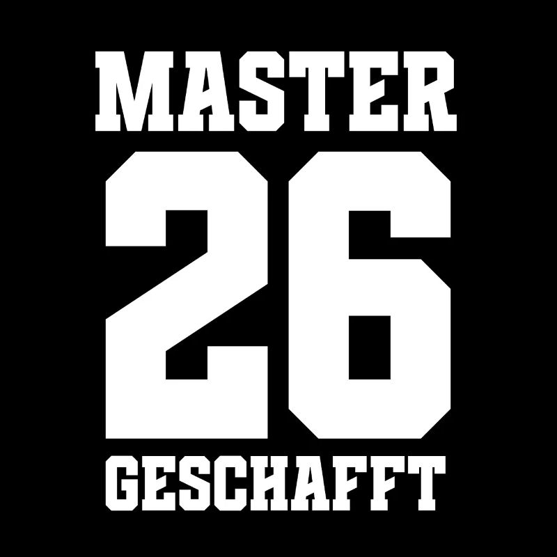Master Geschafft 2026 Abschluss Master T-Shirt