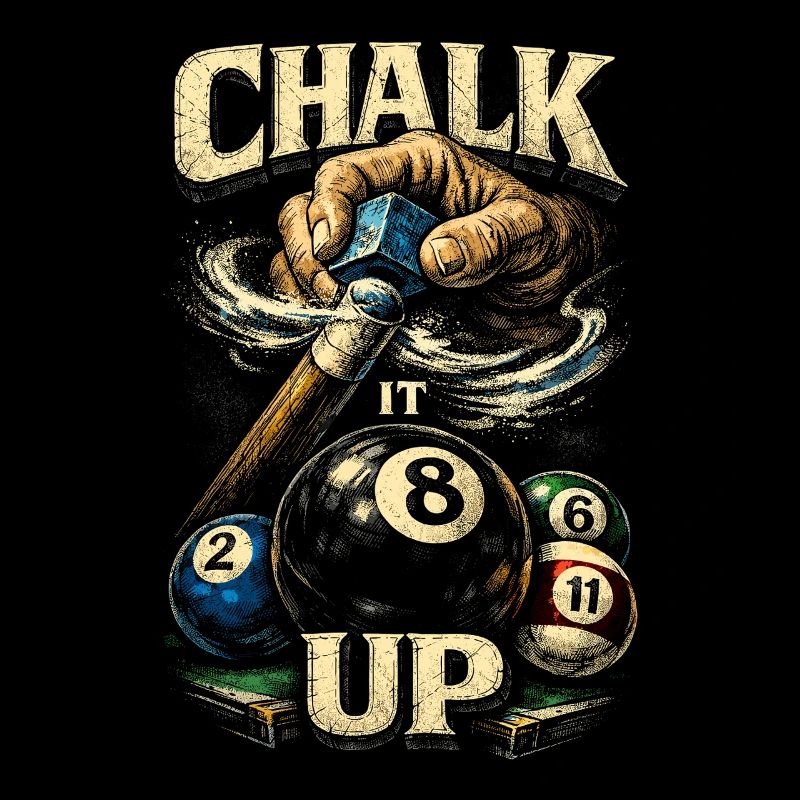 8-Ball Billard Chalk Up