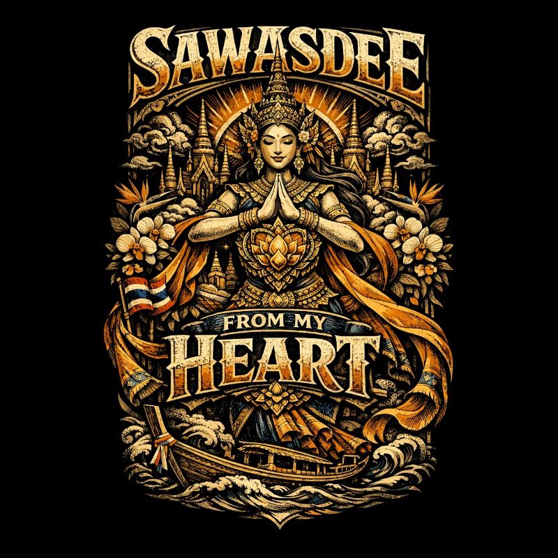 Thailand Thai Pride Sawasdee From My Heart