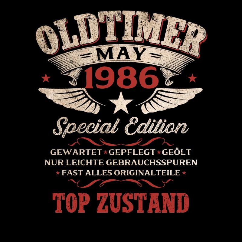 40. Geburtstag Geschenk Mann Oldtimer Mai 1986