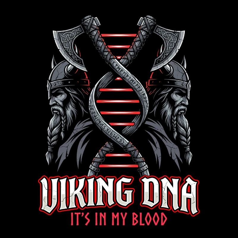 Wikinger DNA Axt Symbol – Es liegt im Blut