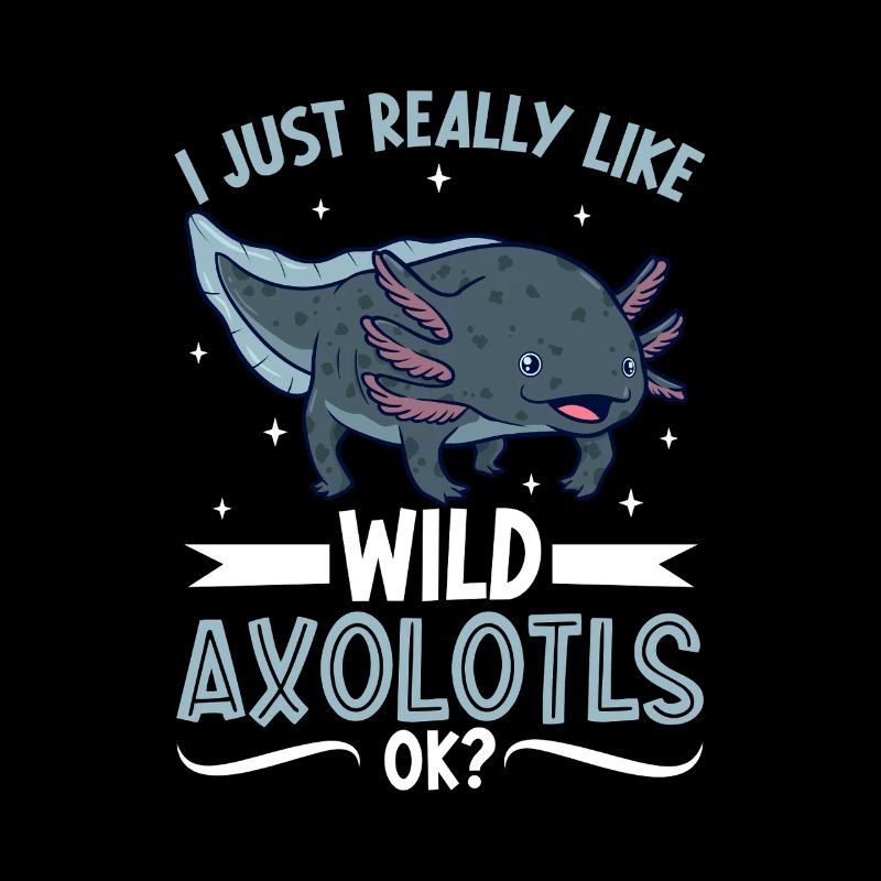 J’adore mon axolotl sauvage