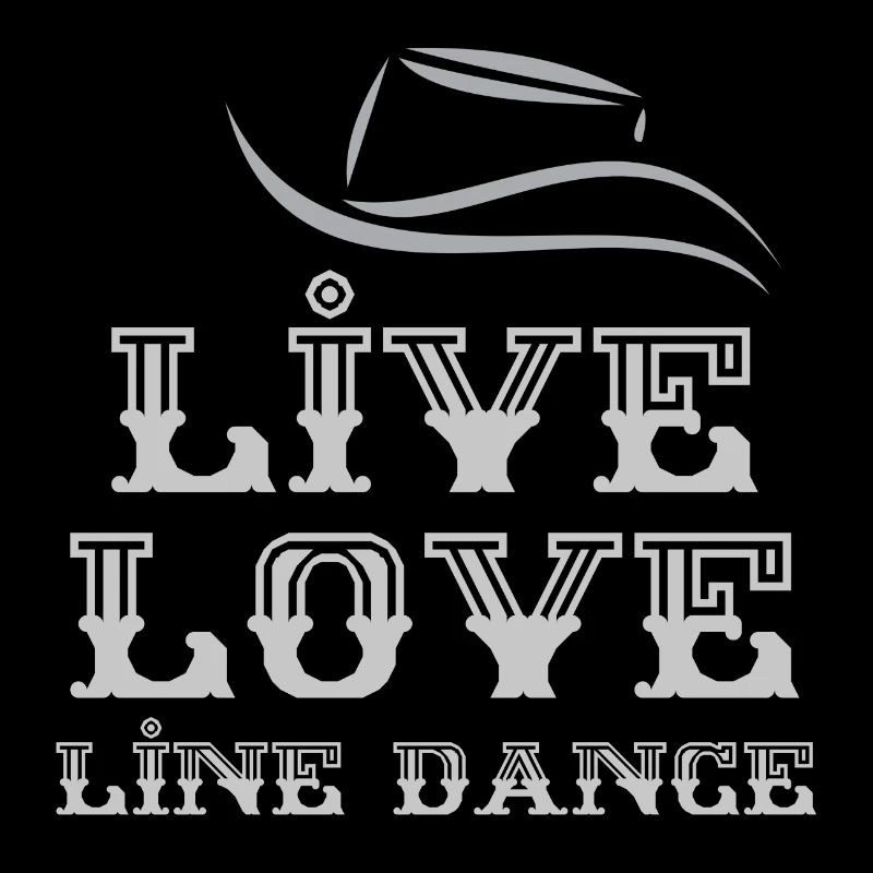 Linedancer Geschenk: Live, Love, Line Dance