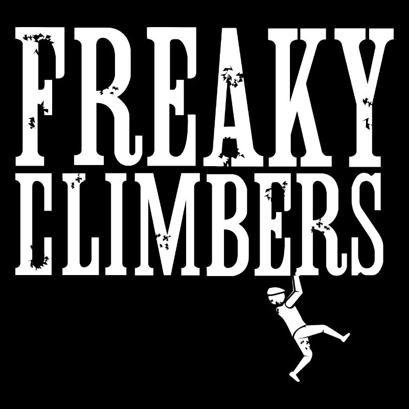 Freaky Climbers Climbing Funny Sayings Icon
