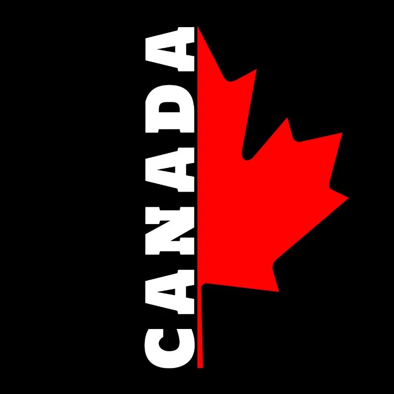 I love Canada design with maple leaf / gift