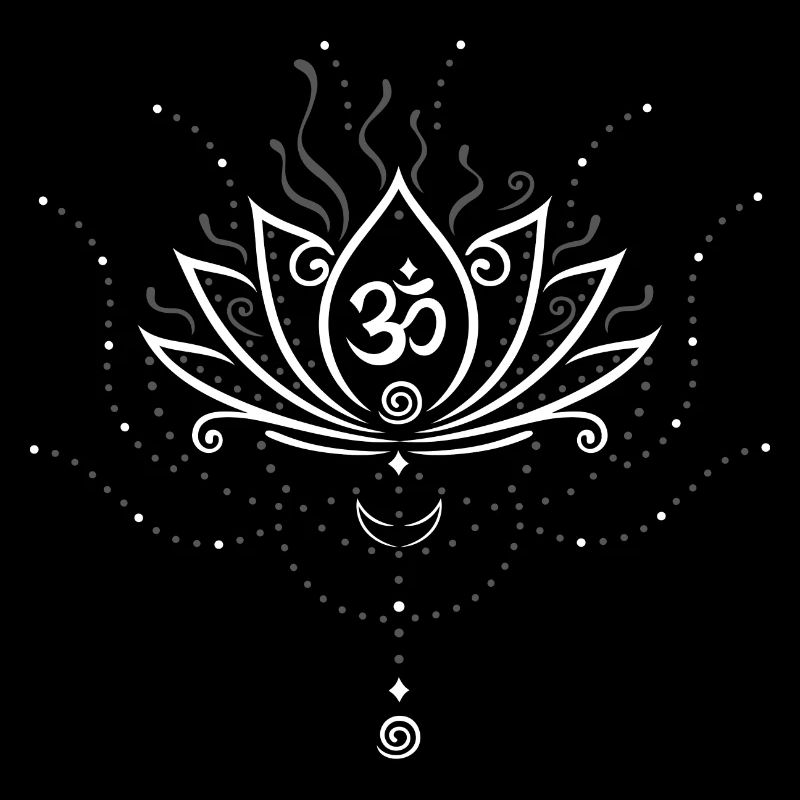 Fleur de lotus, version blanc