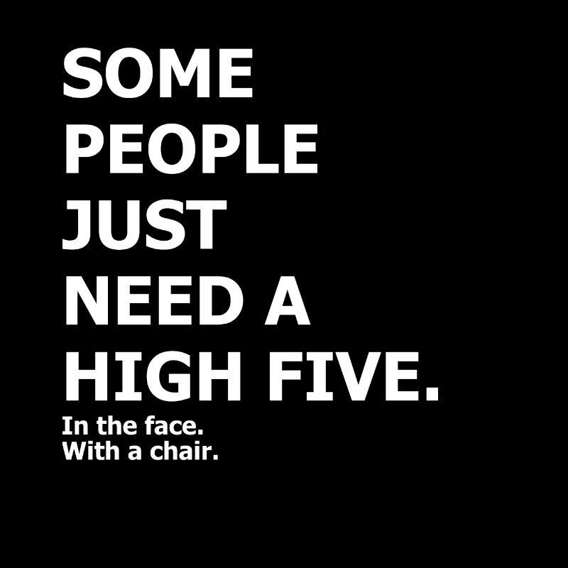 High Five - lustige zynisches Design