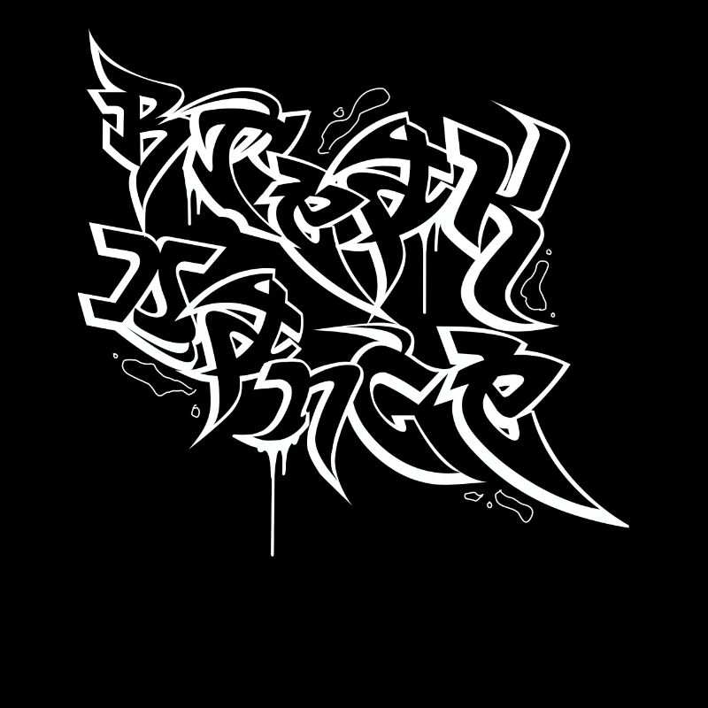 Breakdance graffiti