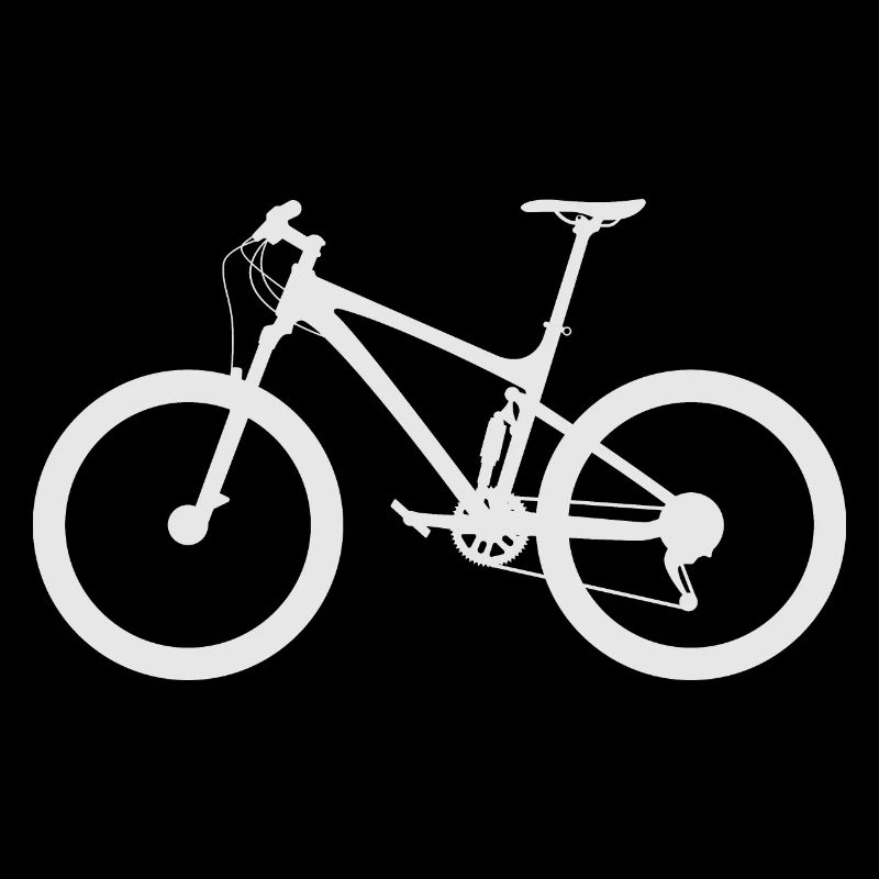 Silhouette de la ligne cyclable