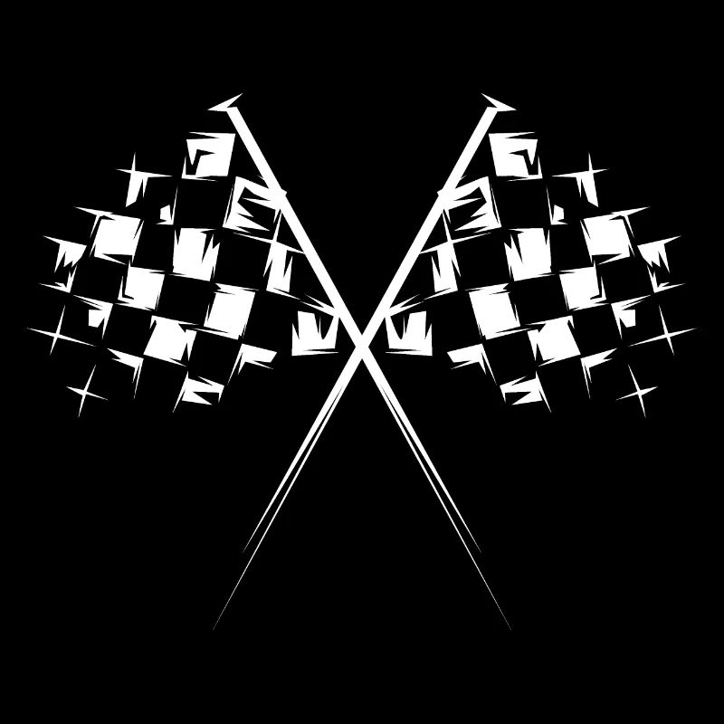 race drapeau de course drapeau de départ symbole d’arrivée Équipe