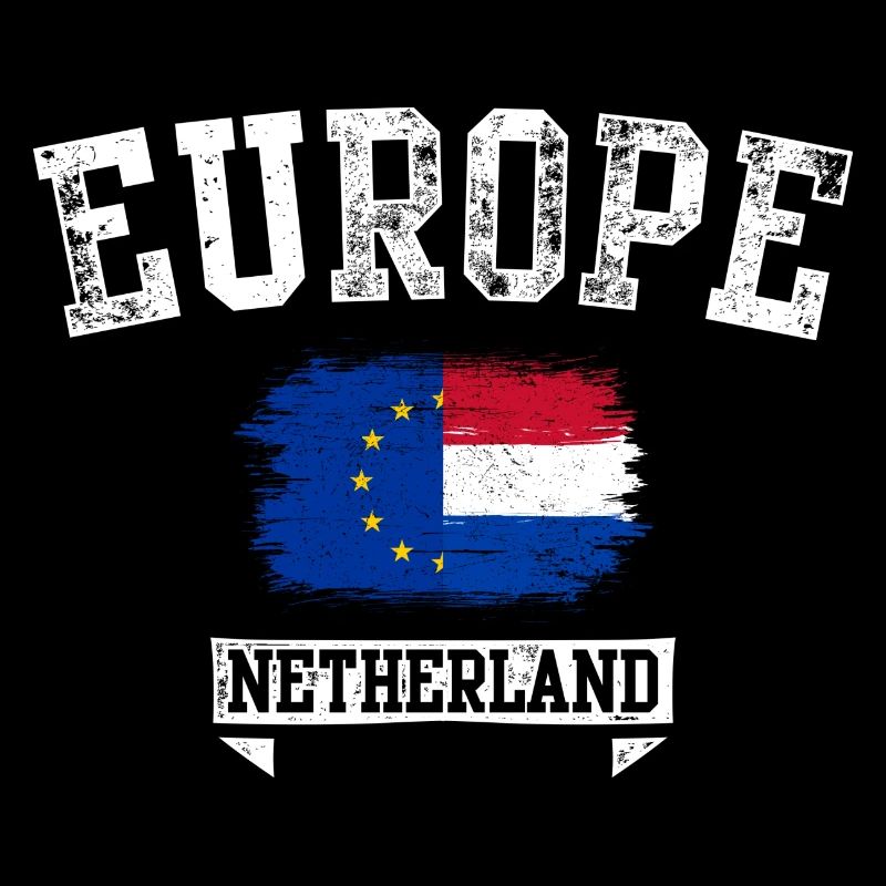 Europe Pays-Bas Drapeau Grunge