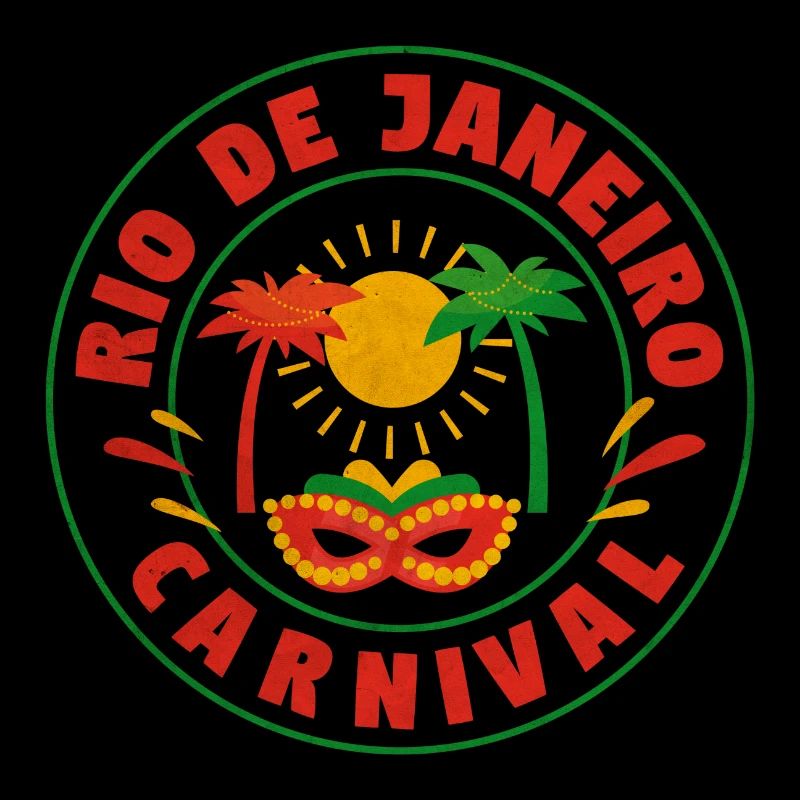 Spectacle du masque du Carnaval de Rio