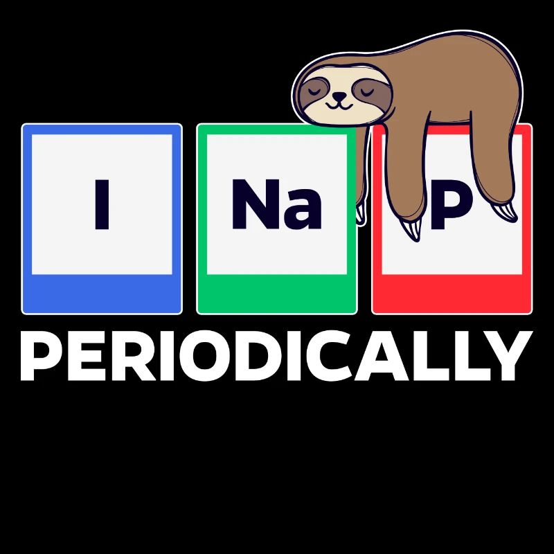 Sleeping Animal Humorous Statement Sloth Jungle