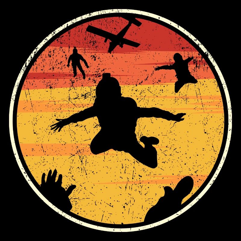 Sunset Skydiver Circle
