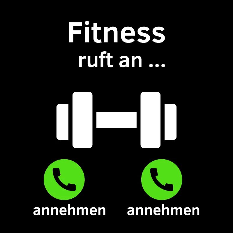 Fitness ruft an - annehmen oder annehmen?