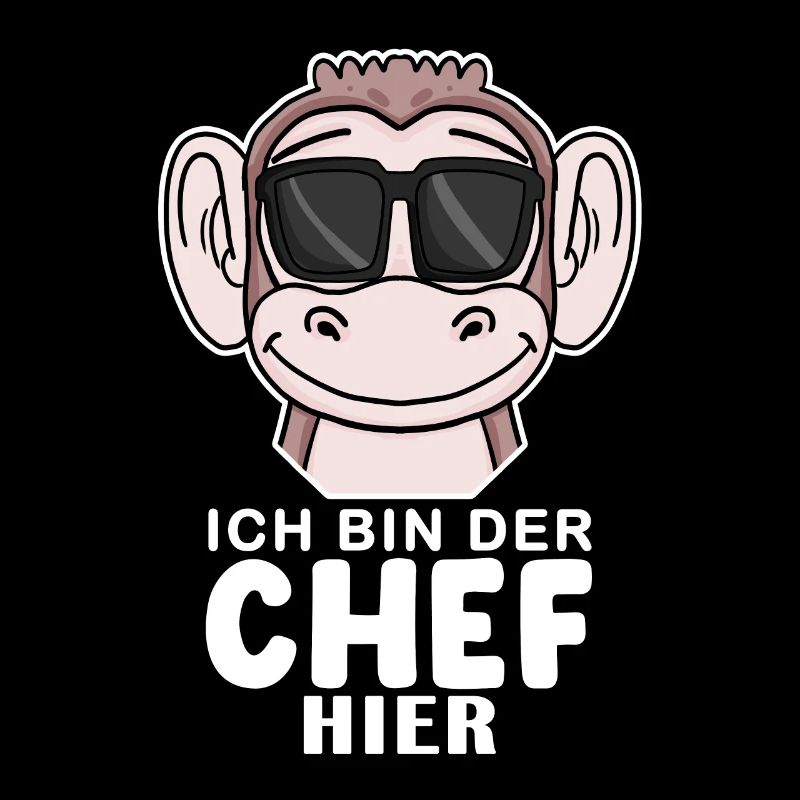 Cool Affe Chef Spruch Sonnenbrille