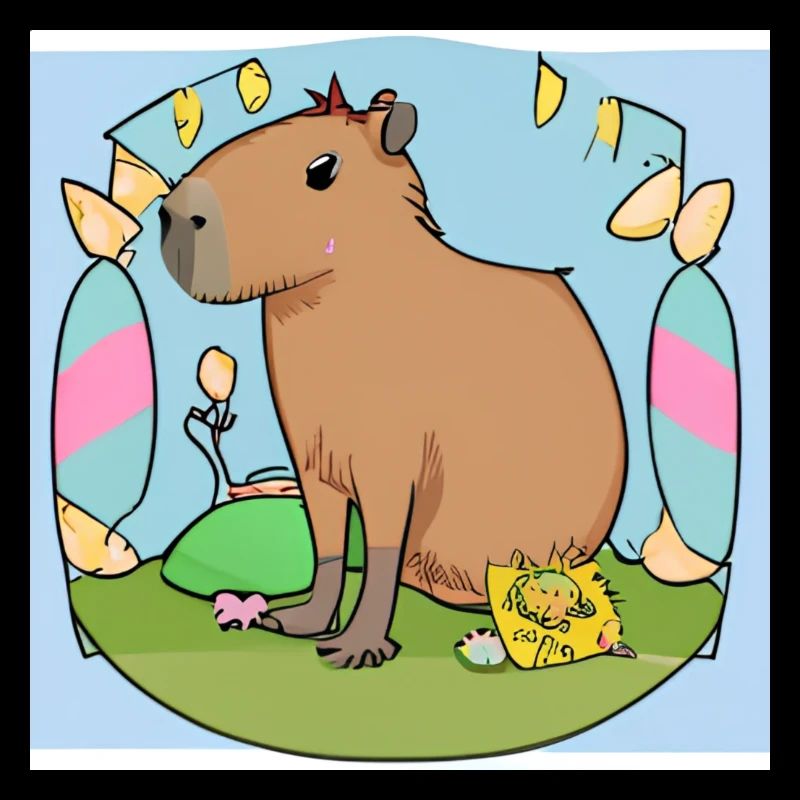 Easter capybara
