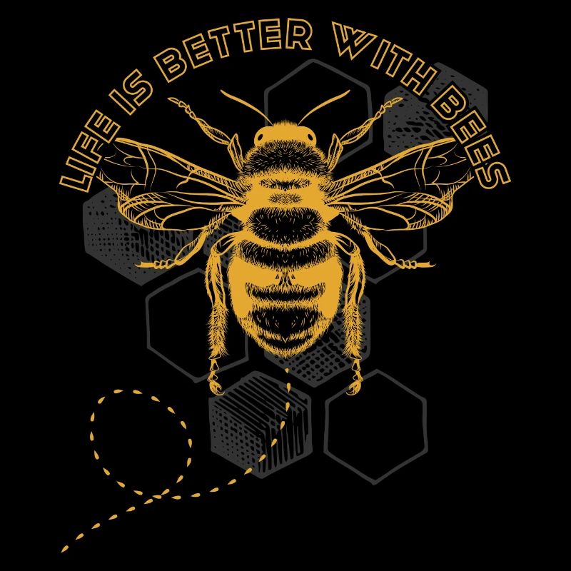 Bee Hex Grid: Life is Better with Bees