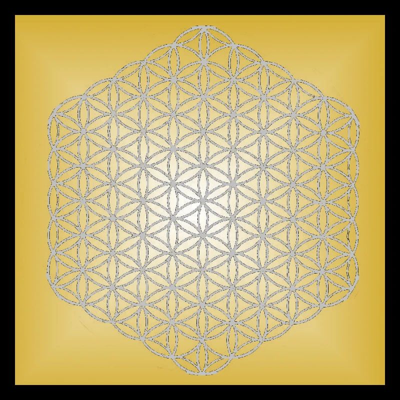 Fleur de Vie argent - 5ème dimension