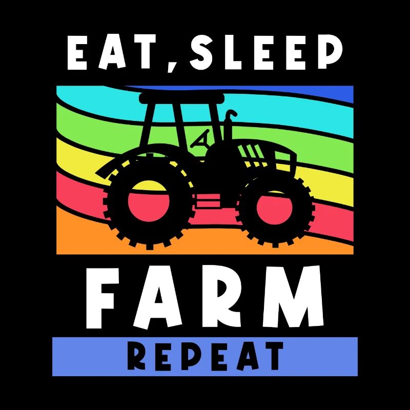Landwirtschaft Feld Bauernhof Traktor Statement