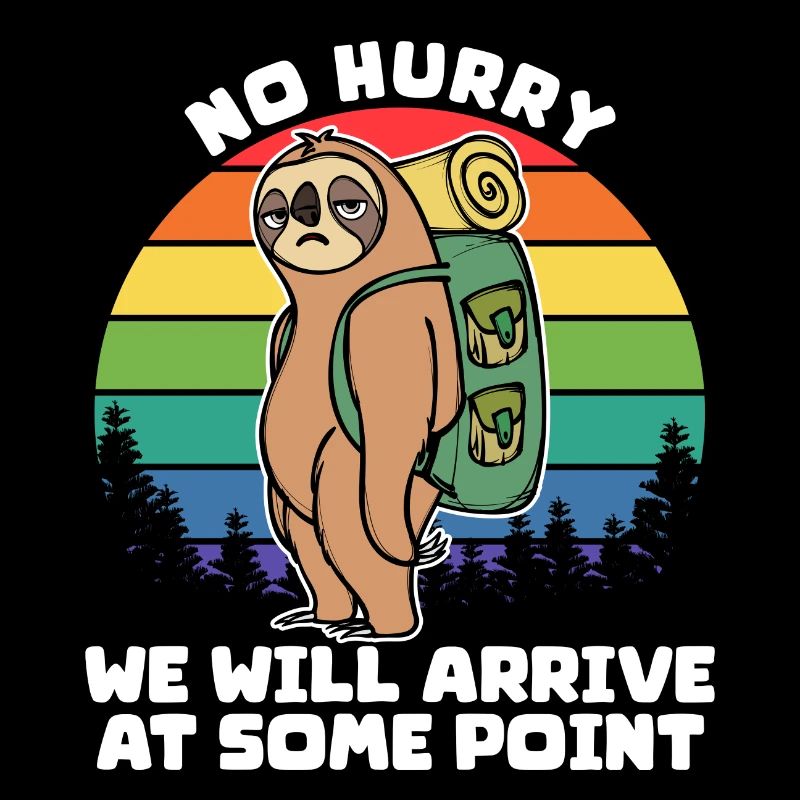 Wanderer Ferien Camping Relaxen Statement Urlaub