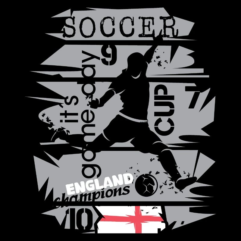 Icône du tournoi par équipe de collage de graffitis de football d’Angleterre