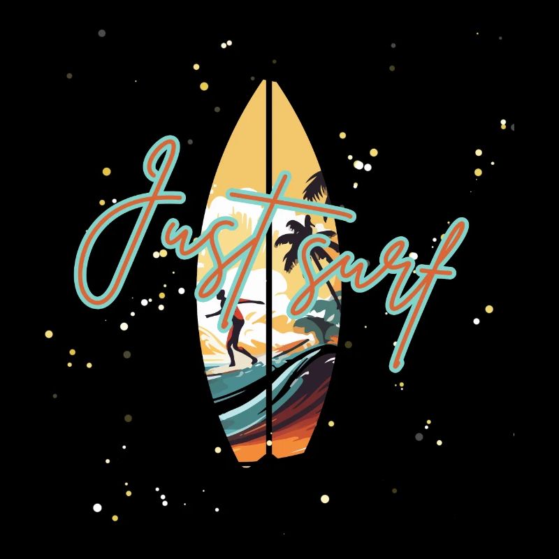 Surfeur Sunset Design